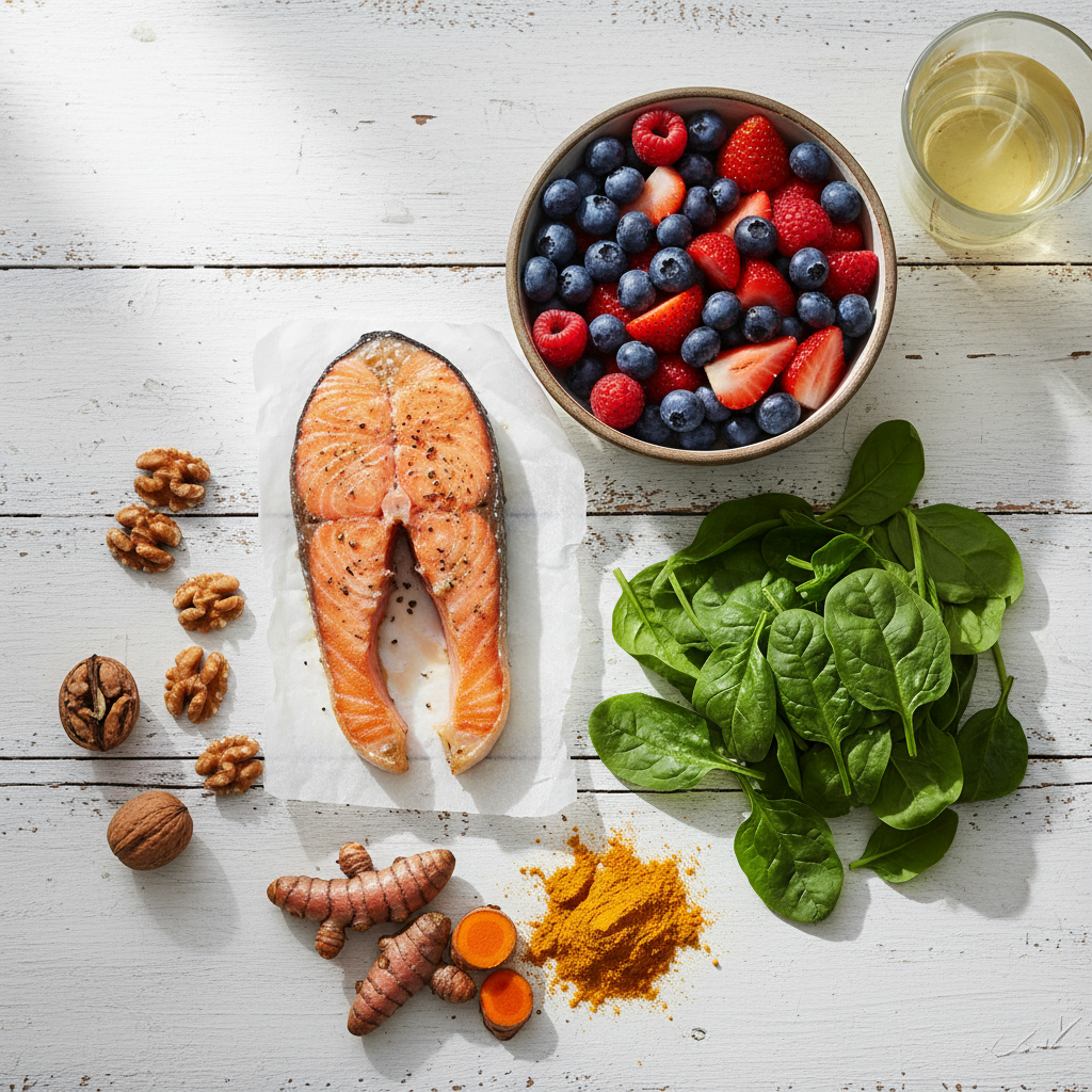 Alimentos Anti-inflamatórios: O Guia Definitivo para Desinflamar o Corpo e Viver Melhor