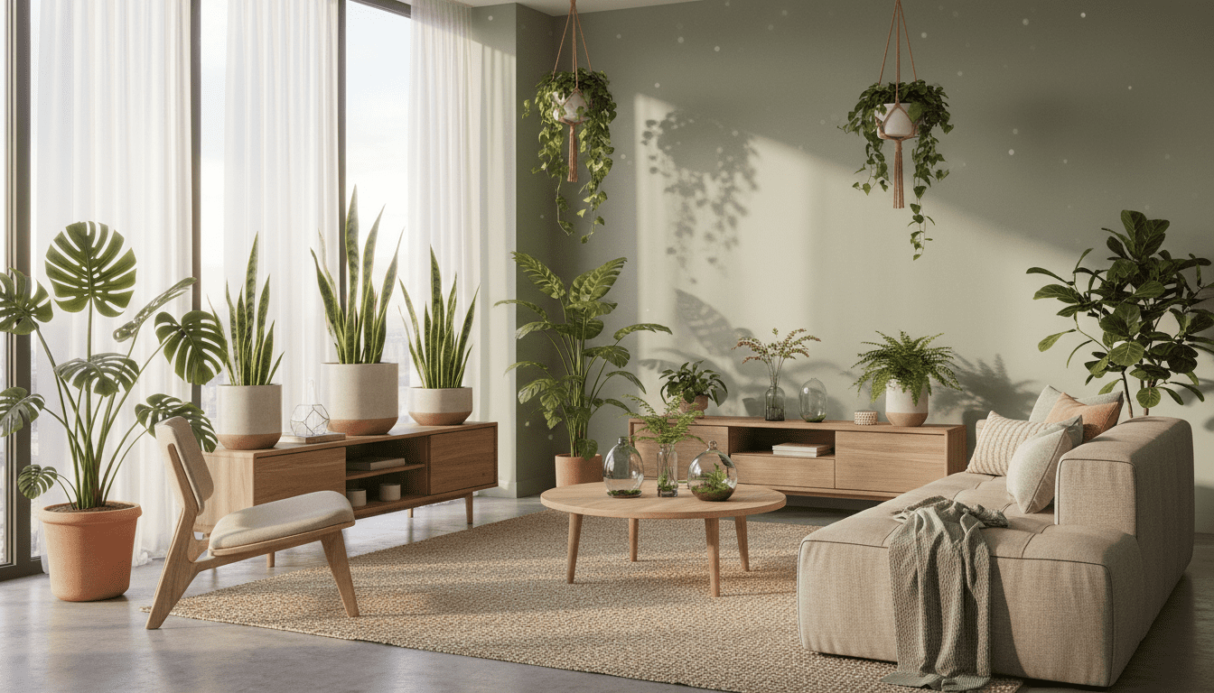 Design Biofílico em Apartamento: Manual Prático de Bem-Estar